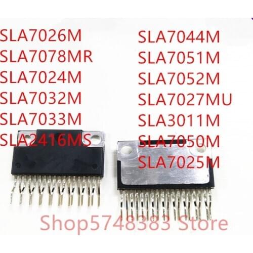 10PCS SLA7026M SLA7078MR SLA7024M SLA7032M SLA7033M SLA2416MS SLA7044M SLA7051M SLA7052M SLA7027MU SLA3011M SLA7050M SLA7025M