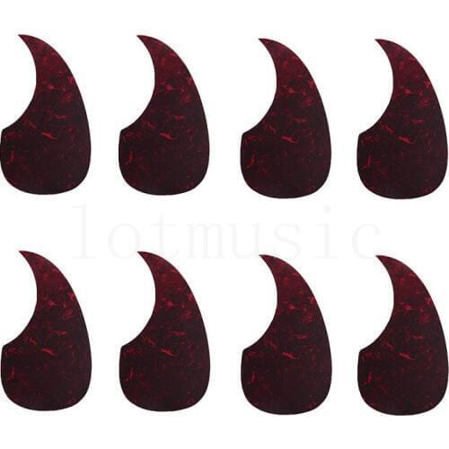8pcs New Acoustic Guitar Pickguard for Fender Strat Replacement Red PVC