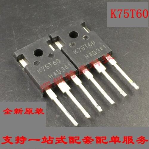 Free shipping 10pcs/lot IKW75N60T IGBT 600V 80A 428W 75T60 K75T60 TO247 IC best quality stock