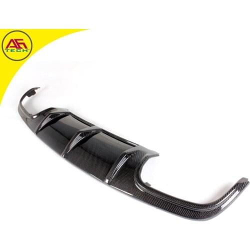 Carbon fiber back chin rear diffuser cover rear bottom lip rear bumper diffuser for Mercedes-Benz C class c63 AMG W204 09-12