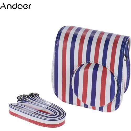 Andoer camera bag PU Protective Camera Case Bag Pouch Protector camera accessories for Fujifilm Instax Mini 8+/8s/8/9