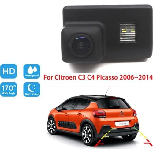 Car Reversing Parking Camera For Citroen C3 C4 Picasso 2006 2007 2008 2009 2010 2011 2012 2013 2014 Night Vision Backup Camera