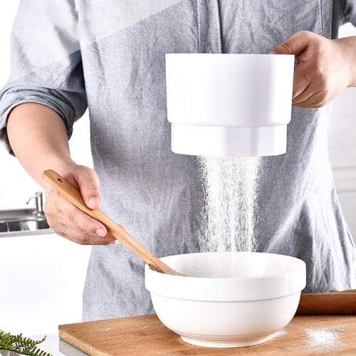 Kitchen Furniture High-Quality Electric Flour Sieve Pp Nylon Material Filtering Flour Special Equipment Baking Tools