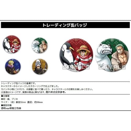 One piece manga Anime Fans 58mm Badges Brooch Round Icons
