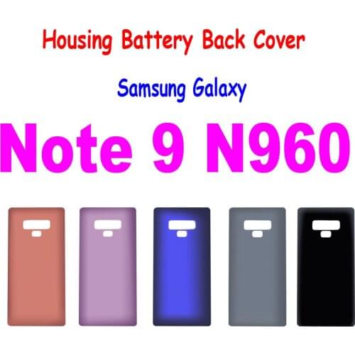 Samsung Galaxy Back Battery Cover Note9 Note 9 N960 SM-N960F N960F/DS N960U Housing Back Rear Glass Case Replacement