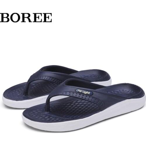 Mens Flip Flops Summer Beach Slippers Outdoor Antiskid Casual Shoes Men Sandals Comfortable Soft Massage Slippers Free Shipping