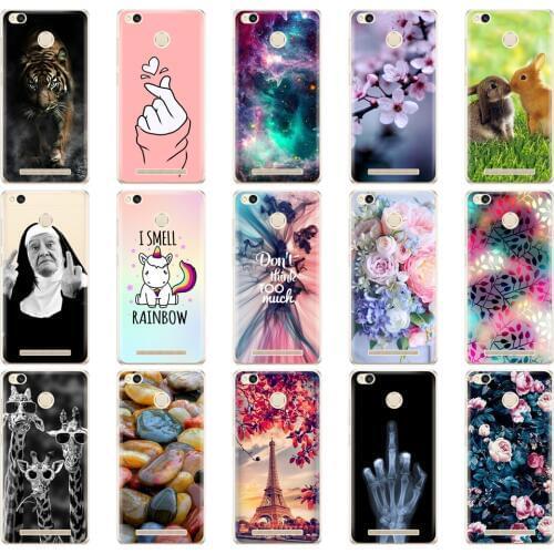 Silicon Case For Xiaomi Redmi 3s Soft TPU Back Phone Cover for Xiaomi Redmi 3 Pro Coque for Redmi 3S 3 S Pro Case 5.0"Protective