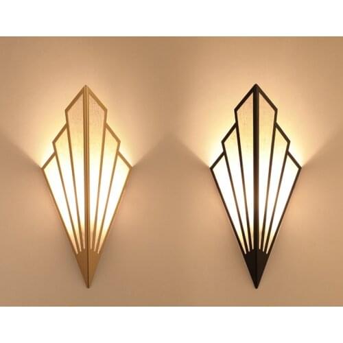 Led Wall Lamp Corridor Stair Lamp Nordic Lamp Bedroom Hotel Bedside Wall Lamp Creative Indoor Fan Wall Decor Lamp Vanity Light