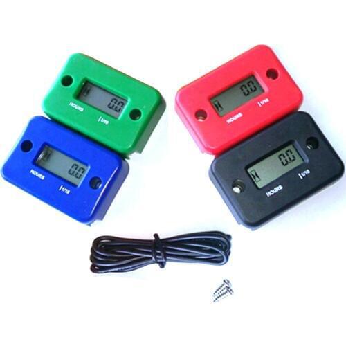 Tachometer Hour meter Motorcycle Stroke Gasoline Engine Spark For Boat/Motocross/Bike CAR Motocycle LCD display Drop Shipping