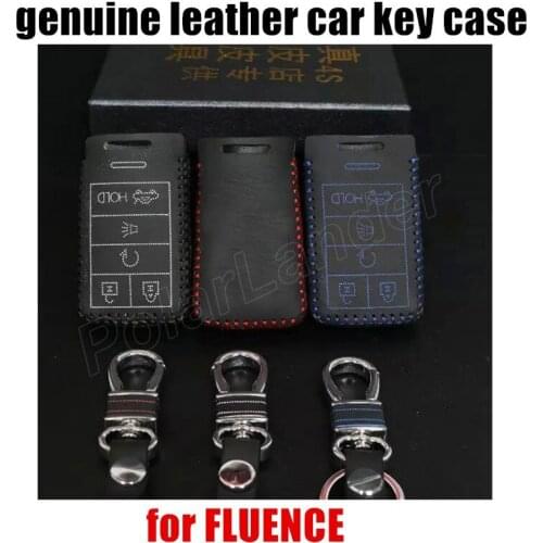 Only Red New Hot Hand Sewing Genuine Leather Car Key Case Exquisite Handmade Key Cover Fit for CADILLAC SLS