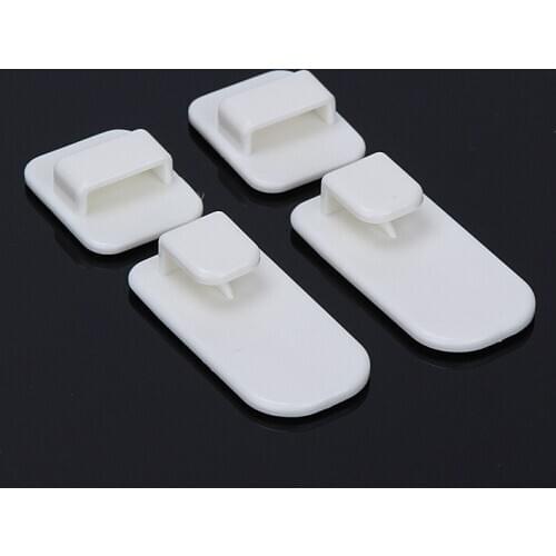 Hot Sale 1set/2pcs Practical Self Adhesive Remote Control Hook Holder Wall Stick Hook