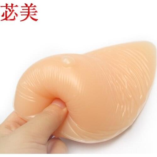 150g Drops of water Adheres securely to the body triangle breast cancer Silicone Breast Forms Prosthesis Mastectomy