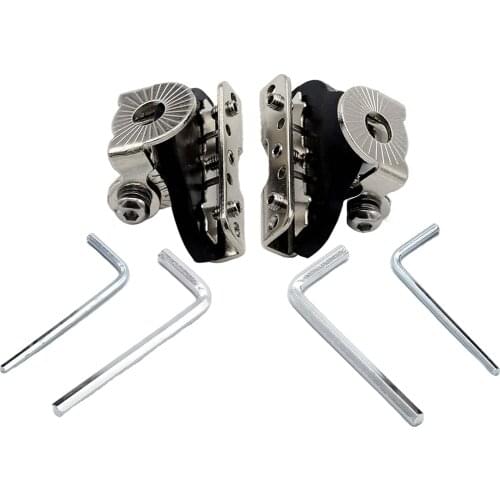 2Pcs Car Pillar Hood LED Work Light Bar Mount Bracket Clamp Holder for Offroad, Easy to Install