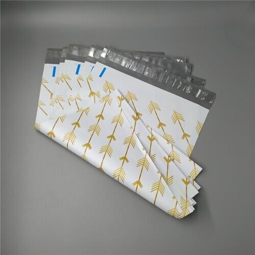 26x33cm Plastic Mailer Shipping Package Envelope Bag Self Adhesive White Poly Currier Bag Product Packaging Bag