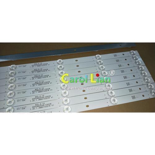 30 PCS 100% NOVA boa qualidade TV LCD backlight bar PARA 400S8606X8-A0035 E34036 40S-4-10 1.00.1.388015S01R V1 94V-O DY-01