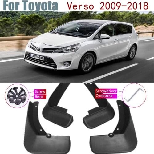 Fender Mud Guard Splash Flaps Mudguard Accessories Mudflap For Toyota Verso AR20 2018~2009 2016 2015 2014 2013 2012 2011 2010