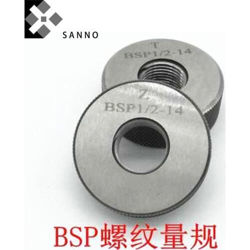 BSP3 BSP3 1/2 BSP4 BSP5 BSP6 tapered thread pipe ring gauge Go-No-Go gage screw thread ring gauging