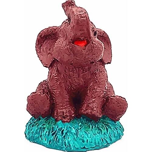 C1208 Elephant 3D diffused aroma scented plaster mold silicone cake decorative mould