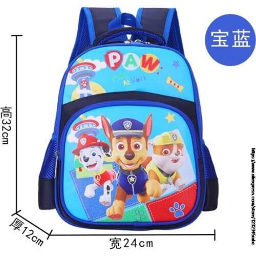 Kids Cool PAW PATROL Backpack Kids Cartoon Cute School Bag Children Student Bag For Boy girl School Wear