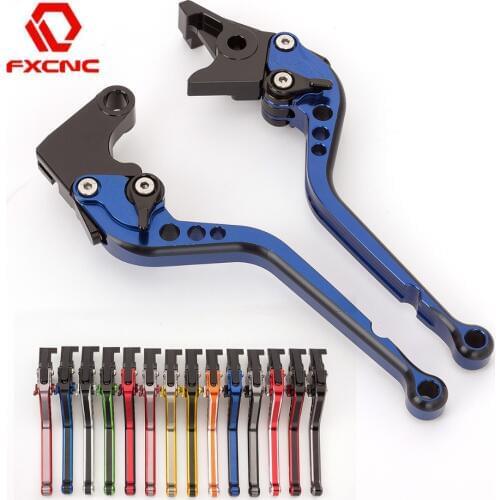 FX CNC MIX Color Long Adjustable Aluminum Motorcycles Brake Clutch Levers For Yamaha TMAX500 2001 - 2007 2006 2005 2004 2003 02