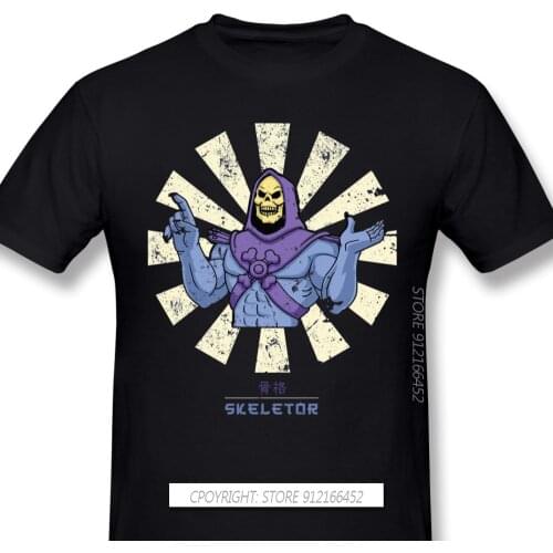 Classic Anime He-Man And The Master Of The Universe 2021 Arrival TShirt Skeletor Retro Oversize Cotton Shirt For Men T-Shirt