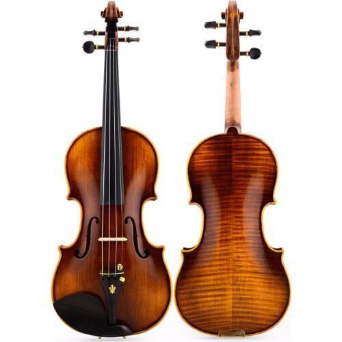 Christina V05-B violin 4/4 Italian handmade Antique Grading violino free shipping music instrument with padded case bow