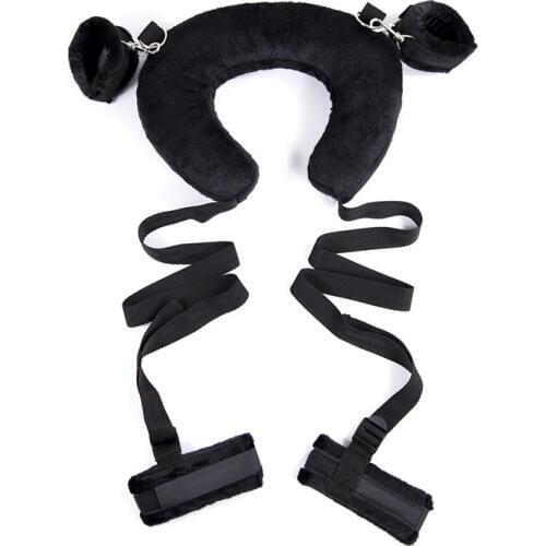 Soft Sponge Pillow with Handcuffs Bondage Restraints Foot Cuffs Sex Toys for Couples Adult Games bondage gear
