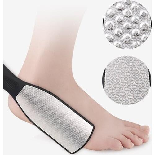 New Grater Dead Skin Remover Spa Foot Care Tool Dual-Side Foot File Heel Grater Plate Feet Dead Skin Callus Scrub