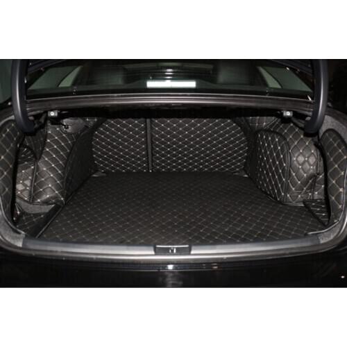 Full Covered Non Slip No Odor Special Car Trunk Mats for Volkswagen Passat B7 Sedan Durable Waterproof Boot Luggage Carpets