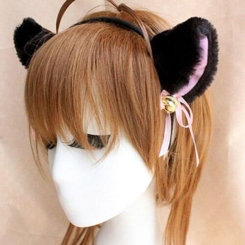 Cute Cat Ears Pattern Headband For Women Girls Anime Cosplay Hairband Party Headwear Ears On The Head Fashion Hair Accessories