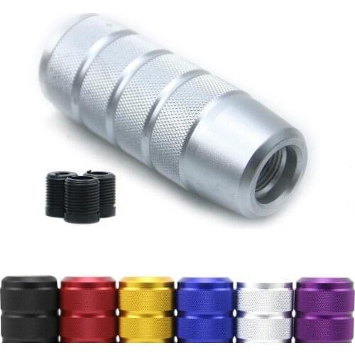95MM Non-Slip Gear Shift Knob Manual Transmission Aluminum Knurled Shifter Lever Knob Fit For Universal Car