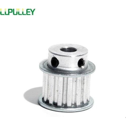 LUPULLEY XL 15T Timing Pulley With Stepper Bore 6/6.35/7/8/10/12/12.7mm Synchronous Aluminum Alloy Pulley With 16mm Belt Width