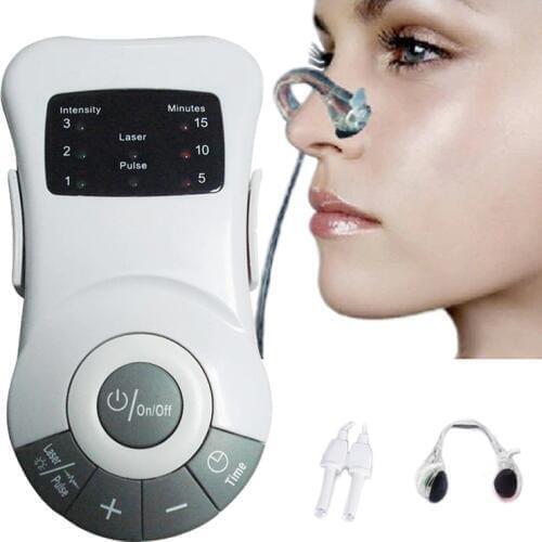 SnoreStop Allergy Reliever Low-frequency Laser Rhinitis Therapy Treatment Rhinitis Nose Rhinitis Sinusitis Cure Therapy Massage