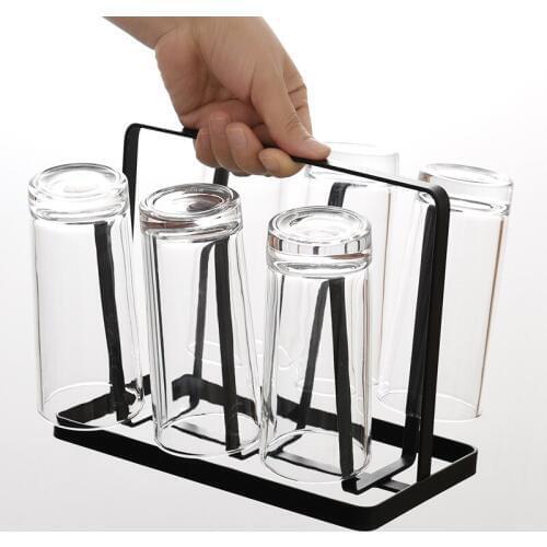 Drying Rack Glass Water Cup Iron Rack Dish Drainer Drying Rack Drying Organizer Holder Stand Home Kitchen Accessories