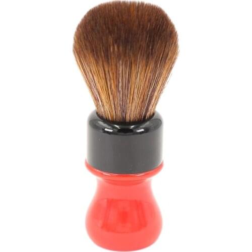 Yaqi 24mm Ferrari Rough Complex Black Version Best Quality Brown Synthetic Hair Shaving Brushes