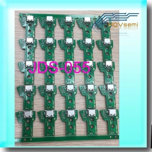 100pcs For PS4 Pro Controller USB Charging Socket Port Circuit Board JDS 055 050 FJDS055 New Version