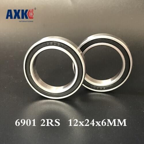 2021 Sale Promotion Rodamientos Ball Bearing 6901 2rs Abec-1 (10pcs) 12x24x6mm Metric Thin Section Bearings 61901rs 6901rs