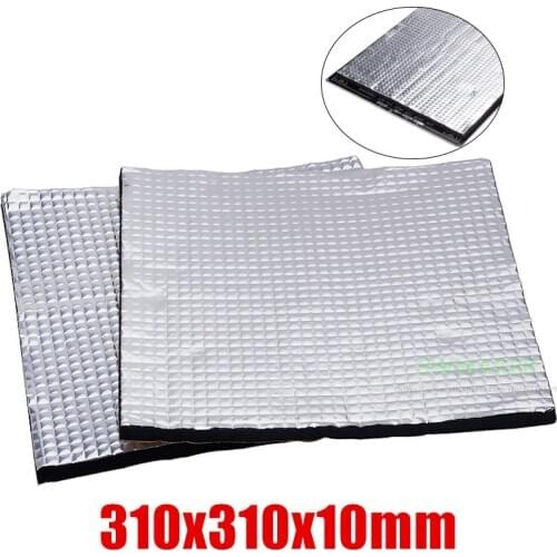 2pcs Reprap 3D Printer 310x310mm 300mm Heat Insulation Cotton with Adhesive tape 10mm thick for Creality CR-10 heated bed plate