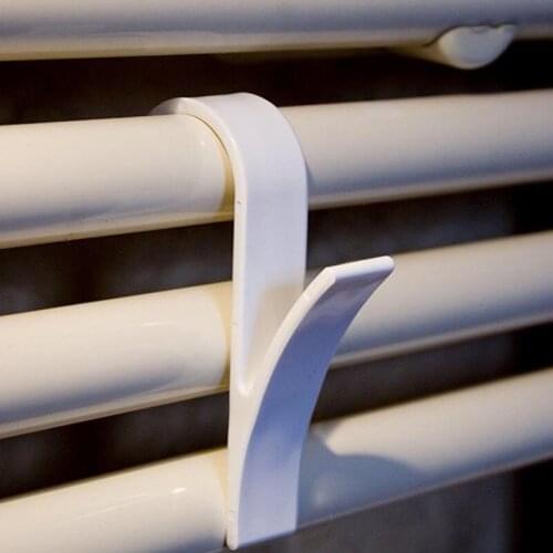 5pcs/lot High Quality Heated Towel Radiator Rail Bath Hook Holder Clothes Hanger