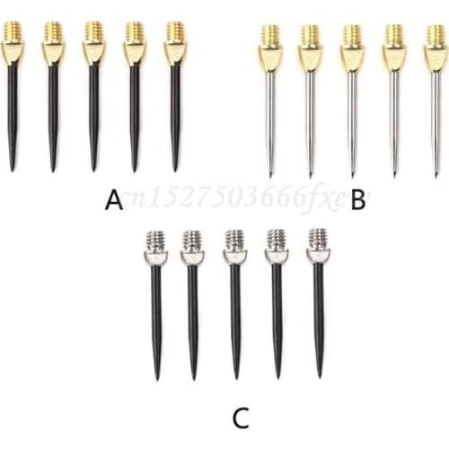 6pcs Professional Replaceable Dart Steel Tip 2BA Thread Darts Needle Accessories