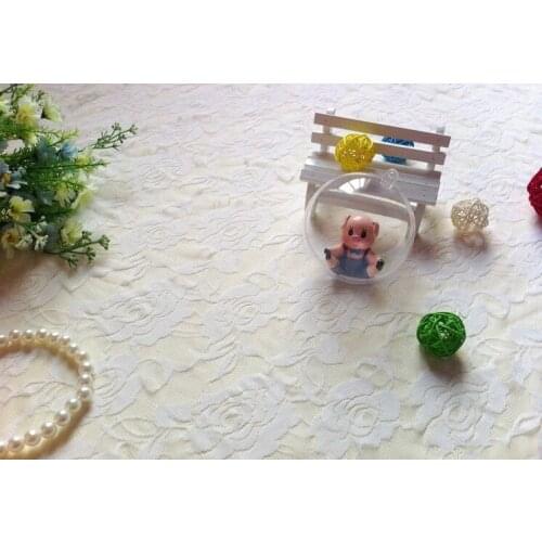 7CM 500pcs transparent plastic Christmas decoration ball,hanging christmas baubles,clear plastic ball