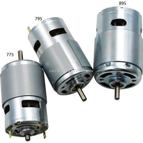 775/795/895 DC Motor DC 12V Ball Bearing Large Torque High Power Low Noise Electronic Motor New 2019