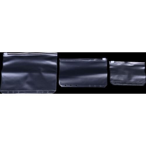 A5 / A6 / A7 PVC Binder Folder Holder Transparent Zipper Storage Bag Low Profile Style Spiral Plan Bag Storage File Card Pack