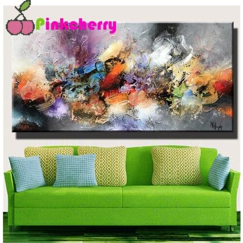 Abstract Painted Diamond embroidery Modern decor 5d Diy Diamond mosaic diamond painting full square round drill,Handmade k1089