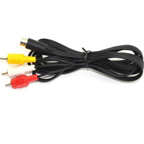 FZQWEG High quality AV Cable 9 pin Audio Video for SEGA Mega Drive 2 Genesis 2 and for Mega Drive 3 Genesis 3