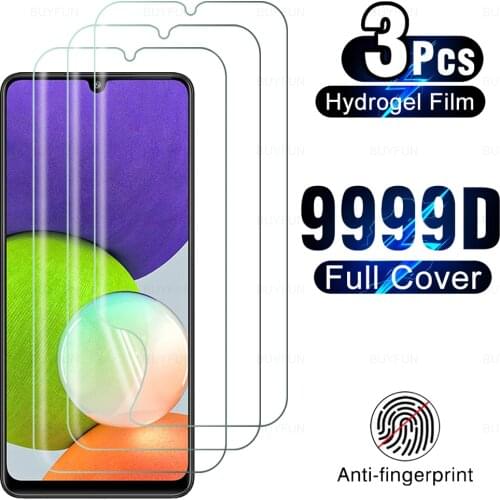 3Pcs Hydrogel Film For Samsung Galaxy A22 A32 A42 A52 A72 4G 5G HD Film For samsung a 22 72 52 42 32 Protective Film Not Glass