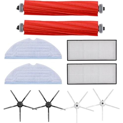 HOT！-Main Roll Brush Mop Rag Side Brush for Xiaomi Roborock S7 T7S Plus Vacuum Cleaner Spare Parts Accessories