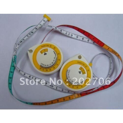 BMI measure tape/ bmi caculator/ body tape measure, 50pcs/lot