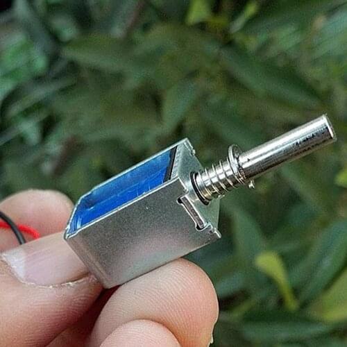 Mini DC 3V-12V 6V 12Volt Micro Solenoid Valve Electromagnet Open Frame DC Push-pull Type Magnet for Electric Air Water Valve