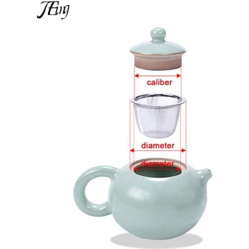 Reusable Stainless Steel Mesh Tea Infuser Strainer Teapot Tea Leaf Spice Filter Drinkware Kitchen Accessories Diameter 5-7.8CM